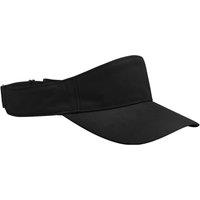 Beechfield Men's Multi-Sports Performance Visor Cap in Black
