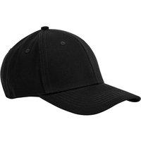 Beechfield Men's Classic Cotton 6 Panel Baseball Cap in Black