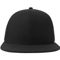 Atlantis Men's Mesh 6 Panel Trucker Cap in Black