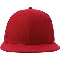 Atlantis Men's Mesh 6 Panel Trucker Cap in Red