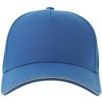 Atlantis Men's Reflective 5 Panel Baseball Cap in Blue