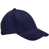 Beechfield Men's 6 Panel Cotton Canvas Cap in Blue