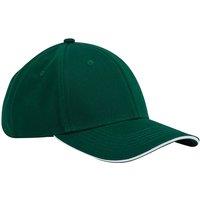 Beechfield Men's Classic 6 Panel Cotton Cap in Bottle Green