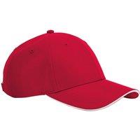 Beechfield Men's Team Sports-Tech Cap in Red
