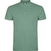 ROLY Men's Star Short-Sleeved Polo Shirt in Green | Size: XL
