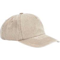 Beechfield Men's 5 Panel Relaxed Fit Cap in Light Sand