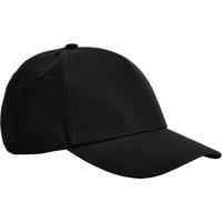 Beechfield Men's Classic Cotton Panelled Cap in Black