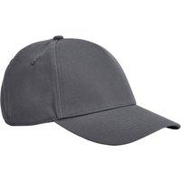 Beechfield Men's Classic Cotton Panelled Cap in Mid Grey
