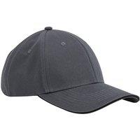Beechfield Men's Classic 6 Panel Cotton Sandwich Peak Cap in Grey