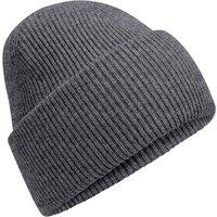 Beechfield Men's Classic Deep Cuffed Beanie in Dark Grey