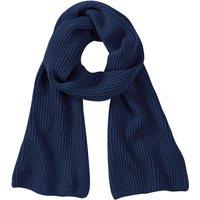 Beechfield Men's Metro Knitted Scarf in Navy