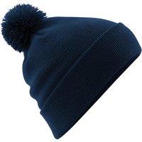 Beechfield Men's Original Pom Pom Beanie in Navy