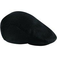 Beechfield Men's Vintage Flat Cap in Black | Size: Large/XL