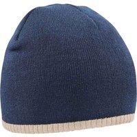 Beechfield Men's Two Tone Pull-On Beanie in Navy
