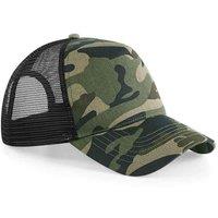 Beechfield Men's Camo Snapback Trucker Cap