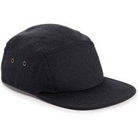 Beechfield Men's Cotton Canvas Baseball Cap in Black