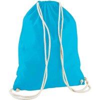 Westford Mill Men's Cotton Drawstring Bag in Baby Blue