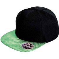 Result Men's Bronx Glitter Flat Peak Snapback Cap in Dark Blue
