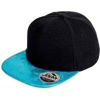 Result Men's Bronx Glitter Flat Peak Snapback Cap in Jet Black