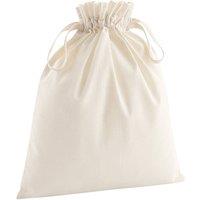 Westford Mill Men's Cotton Drawstring Bag in Natural | Size: XS