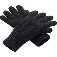 Beechfield Men's Classic Thinsulate Gloves in Black | Size: S/M