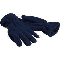 Beechfield Men's Thinsulate SupaFleece Gloves in Navy | Size: Large/XL
