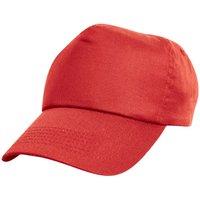 Result Men's Cotton Baseball Cap in Red