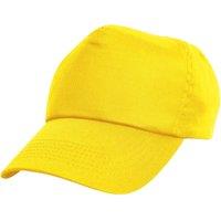 Result Men's Cotton Baseball Cap in Yellow