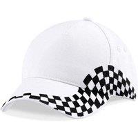Beechfield Men's Grand Prix Baseball Cap in White
