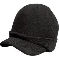 Result Men's Esco Army Knitted Hat in Black