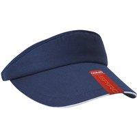 Result Men's Herringbone Sandwich Peak Visor Cap in Navy