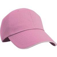 Result Men's Herringbone Sandwich Peak Baseball Cap in Pink