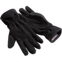Beechfield Men's Alpine SupaFleece Gloves in Black | Size: Small
