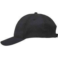 SOL'S Men's Buffalo 6 Panel Baseball Cap in Dark Grey