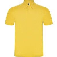 ROLY Men's Austral Short-Sleeved Polo Shirt in Yellow | Size: 2XL