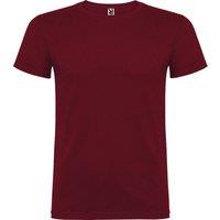 ROLY Men's Beagle Short-Sleeved T-Shirt in Maroon | Size: Large