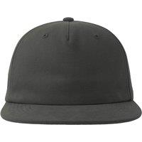 Atlantis Men's Cruz 5 Panel Snapback Cap in Dark Grey