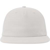 Atlantis Men's Cruz 5 Panel Snapback Cap in White