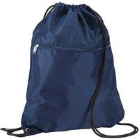 Quadra Men's Premium Drawstring Bag in Navy