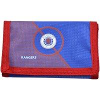 Rangers FC Men's Centre Spot Tri-Fold Wallet in Blue