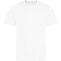 AWDis Cool Men's Plain Burnt Orange T-Shirt in White | Size: XS