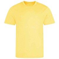 AWDis Cool Men's Plain Burnt Orange T-Shirt in Lemon | Size: XL