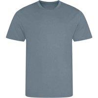 AWDis Cool Men's Plain Burnt Orange T-Shirt in Indigo | Size: XL
