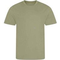 AWDis Cool Men's Plain Burnt Orange T-Shirt in Light Brown | Size: Large