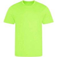 AWDis Cool Men's Plain Burnt Orange T-Shirt in Green | Size: XS