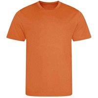 AWDis Cool Men's Plain Light Brown T-Shirt in Pale Orange | Size: 3XL