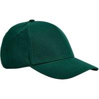 Beechfield Men's Classic Cotton 5 Panel Baseball Cap in Bottle Green