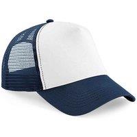 Beechfield Men's Snapback Trucker Cap in Mid Navy