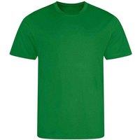 AWDis Cool Men's Plain Light Brown T-Shirt in Emerald | Size: Medium