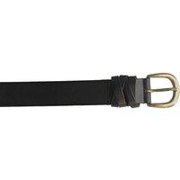 Eastern Counties Leather Men's Lisa Plain Leather Waist Belt in Black | Size: 12